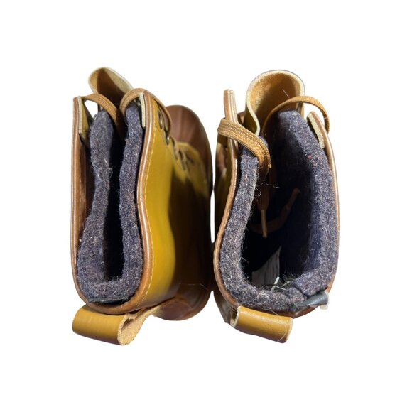 Sorel Women's Winter Boots Size 10 Brown Leather Rubber Waterproof Made In Canad - Picture 6 of 7